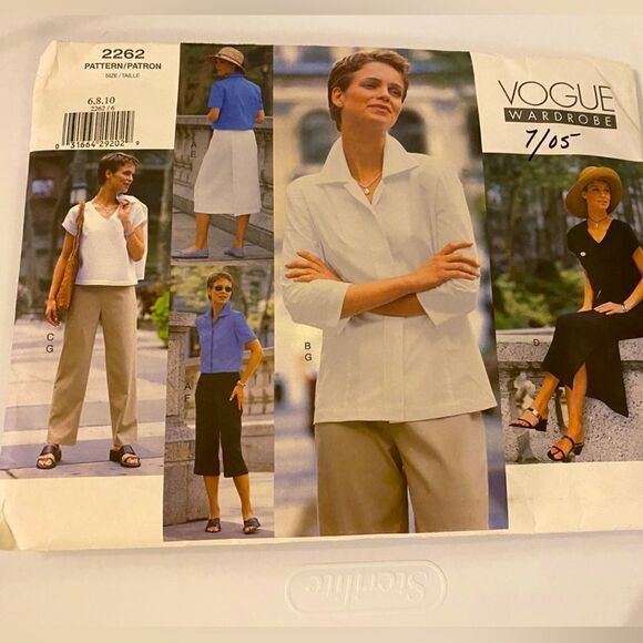 Uncut vogue, Y2K, wardrobe pattern sewing size 6,8,10, retro vogue patterns - Picture 1 of 10